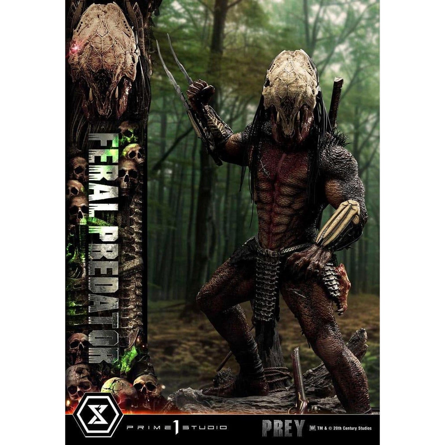 Prey (Movie) Museum Masterline Series Statue 1/3 Feral Predator 89 cm - Prime 1 Studio Statues & Busts