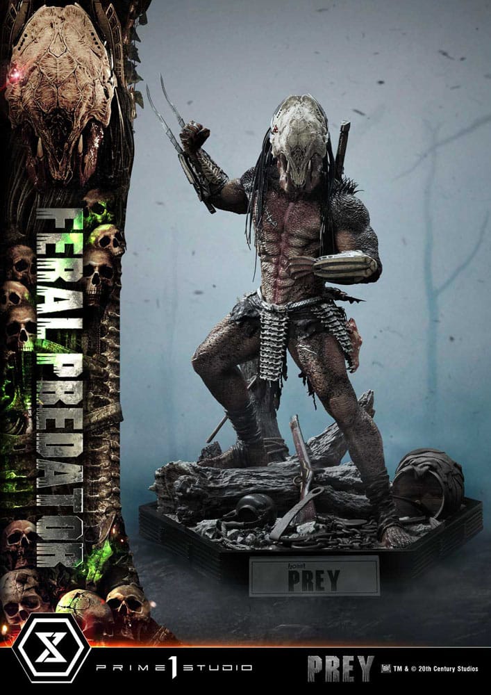 Prey (Movie) Museum Masterline Series Statue 1/3 Feral Predator 89 cm - Prime 1 Studio Statues & Busts