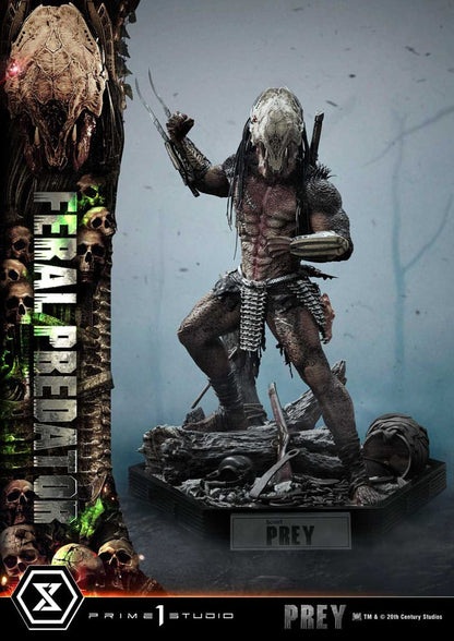 Prey (Movie) Museum Masterline Series Statue 1/3 Feral Predator 89 cm - Prime 1 Studio Statues & Busts