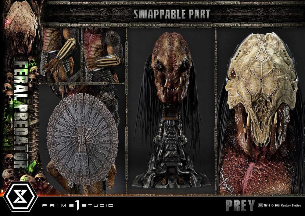 Prey (Movie) Museum Masterline Series Statue 1/3 Feral Predator 89 cm - Prime 1 Studio Statues & Busts