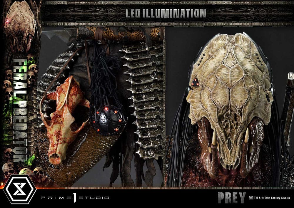 Prey (Movie) Museum Masterline Series Statue 1/3 Feral Predator 89 cm - Prime 1 Studio Statues & Busts