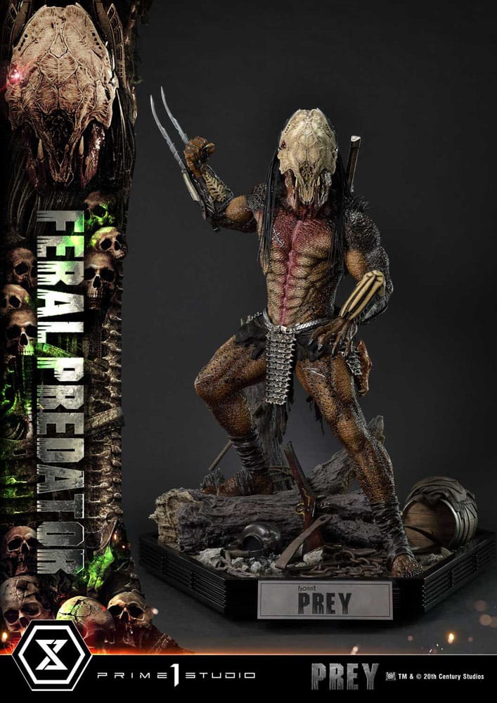 Prey (Movie) Museum Masterline Series Statue 1/3 Feral Predator 89 cm - Prime 1 Studio Statues & Busts