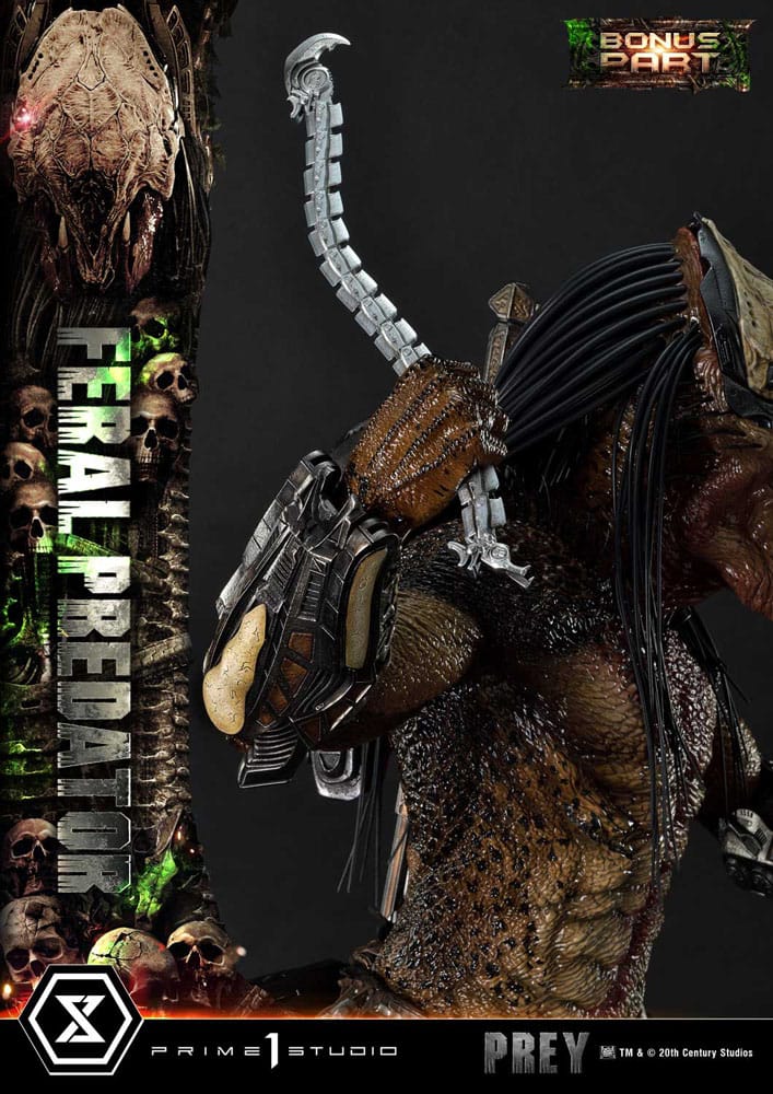 Prey (Movie) Museum Masterline Series Statue 1/3 Feral Predator Deluxe Bonus Version 89 cm - Prime 1 Studio Statues