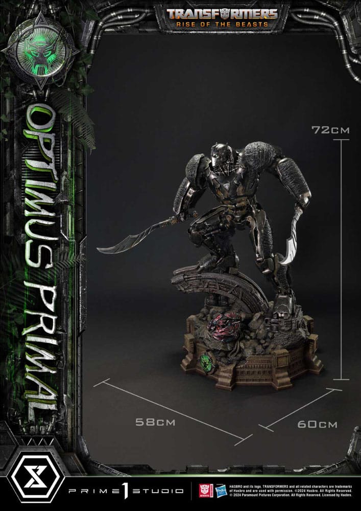 Transformers: Rise of the Beasts Museum Masterline Statue Optimus Primal 72 cm - Prime 1 Studio Statues & Busts