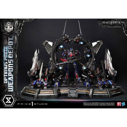 Transformers: Dark of the Moon (Film) Museum Masterline Statue Optimus Prime Weapons Depot Bonus Version 127 cm - Prime 1 Studio Statues & Busts