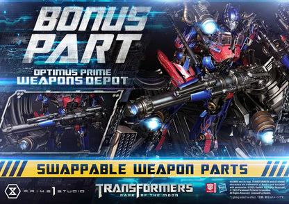 Transformers: Dark of the Moon (Film) Museum Masterline Statue Optimus Prime Weapons Depot Bonus Version 127 cm - Prime 1 Studio Statues & Busts