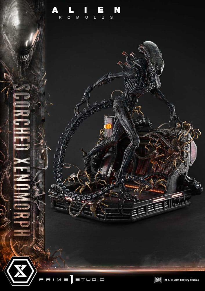 Alien: Romulus Museum Masterline XL Statue 1/3 Scorched Xenomorph 98 cm - Prime 1 Studio Statues