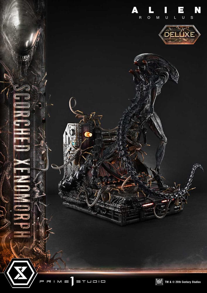 Alien: Romulus Museum Masterline XL Statue 1/3 Scorched Xenomorph Deluxe Version 98 cm - Prime 1 Studio Statues