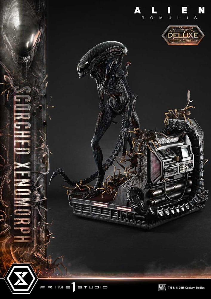 Alien: Romulus Museum Masterline XL Statue 1/3 Scorched Xenomorph Deluxe Version 98 cm - Prime 1 Studio Statues