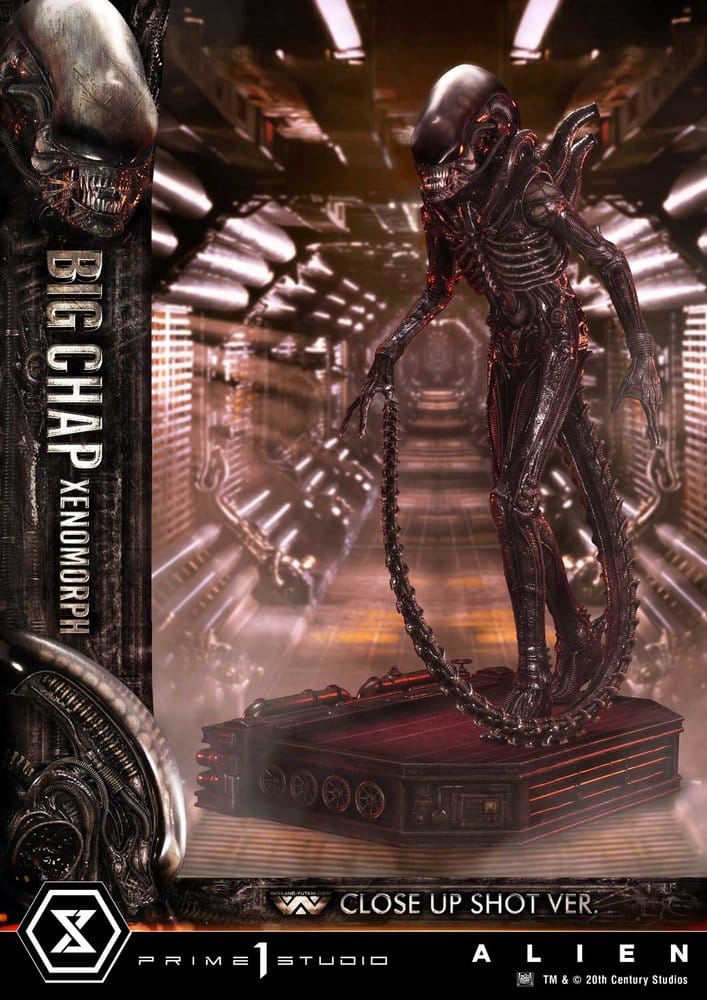Alien (Film) Museum Masterline XL Statue 1/3 Big Chap Xenomorph Close Up Shot Ver. 100 cm - Prime 1 Studio Statues