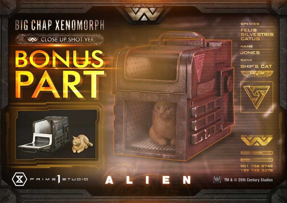 Alien (Film) Museum Masterline XL Statue 1/3 Big Chap Xenomorph Close Up Shot Ver. DX Bonus Version 100 cm - Prime 1 Studio Statues