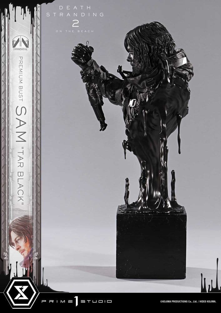 Death Stranding 2: On the Beach Premium Bust 1/3 Sam Tar Black 44 cm - Prime 1 Studio Statues & Busts