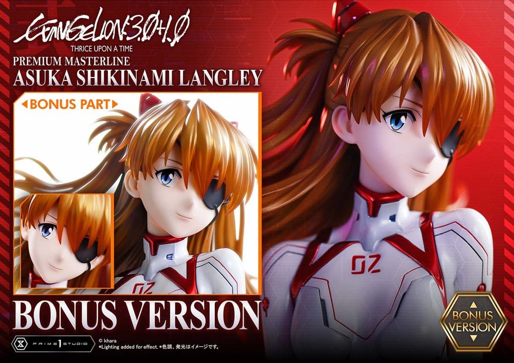 Evangelion: 3.0 + 1.0 Thrice Upon A Time Premium Masterline Series Statue 1/4 Asuka Shikinami Langley Bonus Ver. 46 cm - Prime 1 Studio Statues & Busts