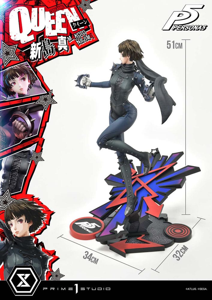 Persona 5 Premium Masterline Series Statue 1/4 Makoto Niijima "Queen" Bonus Version 51 cm - Prime 1 Studio Statues & Busts