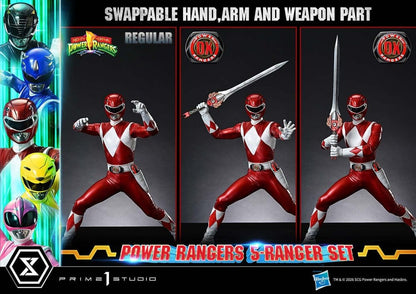 Mighty Morphin Power Rangers Premium Masterline Set of 5 Statues 1/4 Deluxe Version 62 cm - Prime 1 Studio Statues