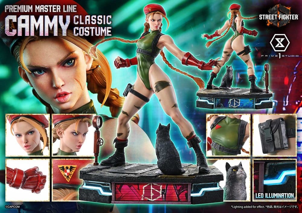 Street Fighter 6 Ultimate Premium Masterline Statue 1/4 Cammy Classic Costume 54 cm - Prime 1 Studio Statues