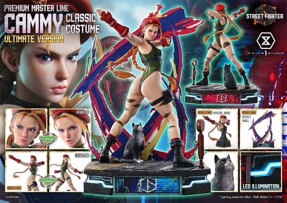 Street Fighter 6 Ultimate Premium Masterline Statue 1/4 Cammy Classic Costume Ultimate Version 54 cm - Prime 1 Studio Statues