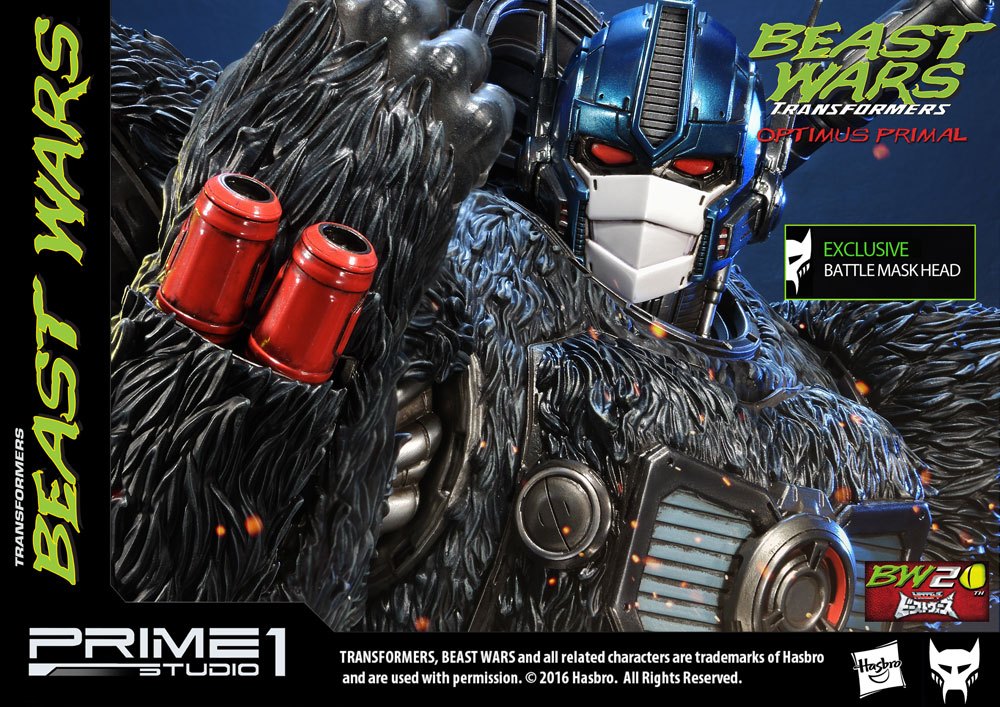 Transformers Beast Wars 1/3 Statues Optimus Primal & Optimus Primal Exclusive 63 cm Assortment 3 - Prime 1 Studio Statues & Busts