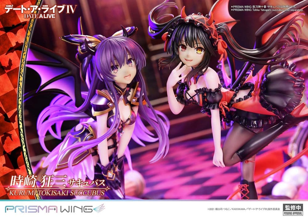 Date A Live Prisma Wing PVC Statue 1/7 Kurumi Tokisaki succubus 25 cm - Prime 1 Studio Statues & Busts