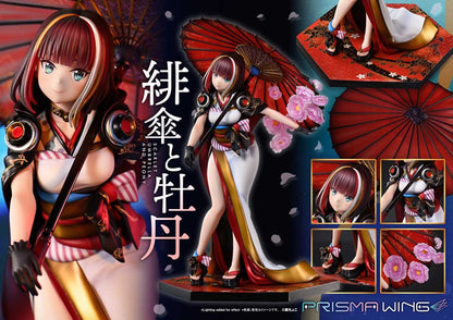 Original Illustration by Fuzichoco Prisma Wing PVC Statue 1/7 Scarlet Umbrella And Peony 28 cm - Prime 1 Studio Statues & Busts
