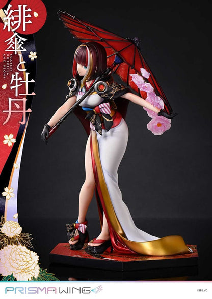 Original Illustration by Fuzichoco Prisma Wing PVC Statue 1/7 Scarlet Umbrella And Peony 28 cm - Prime 1 Studio Statues & Busts