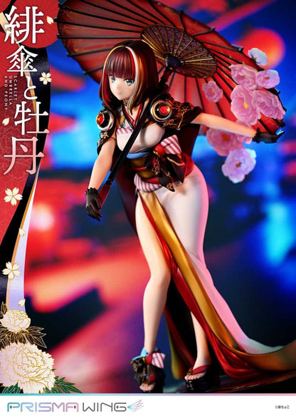 Original Illustration by Fuzichoco Prisma Wing PVC Statue 1/7 Scarlet Umbrella And Peony 28 cm - Prime 1 Studio Statues & Busts