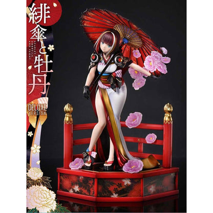 Original Illustration by Fuzichoco Prisma Wing PVC Statue 1/7 Scarlet Umbrella And Peony Deluxe Version 32 cm - Prime 1 Studio Statues & Busts