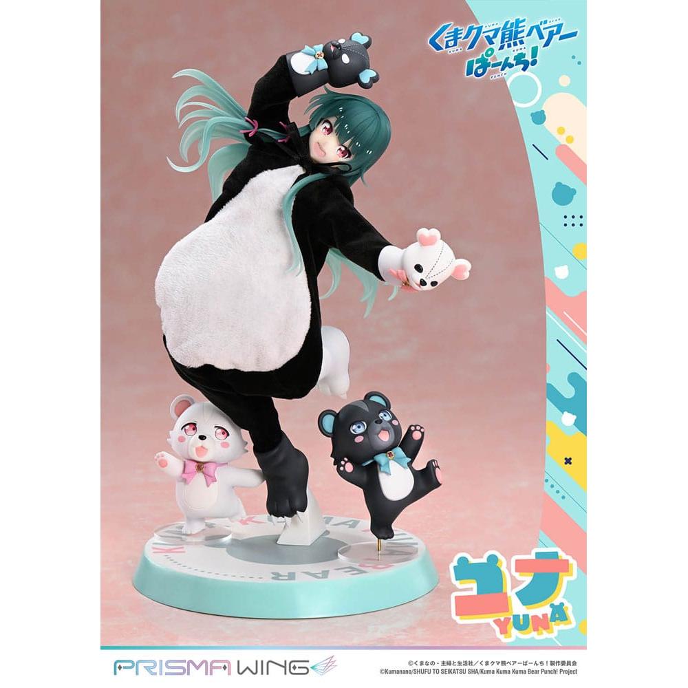 Kuma Kuma Kuma Bear Punch! Prisma Wing PVC Statue 1/7 Yuna 28 cm