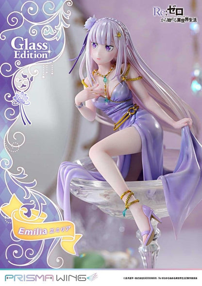 Re:Zero Prisma Wing Statue 1/7 Emilia Glass Edition - Prime 1 Studio Statues