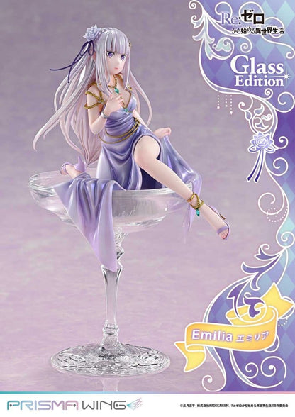Re:Zero Prisma Wing Statue 1/7 Emilia Glass Edition - Prime 1 Studio Statues