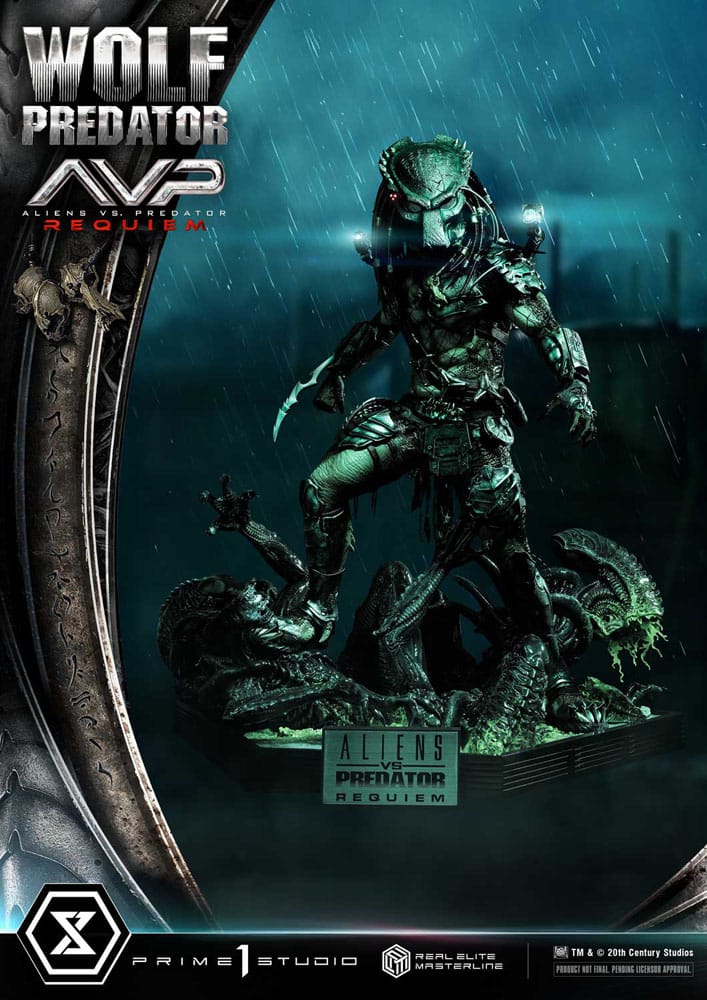 Alien vs. Predator Real Elite Masterline Series Statue 1/3 Requiem Wolf Predator 95 cm - Prime 1 Studio Statues & Busts