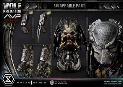 Alien vs. Predator Real Elite Masterline Series Statue 1/3 Requiem Wolf Predator 95 cm - Prime 1 Studio Statues & Busts