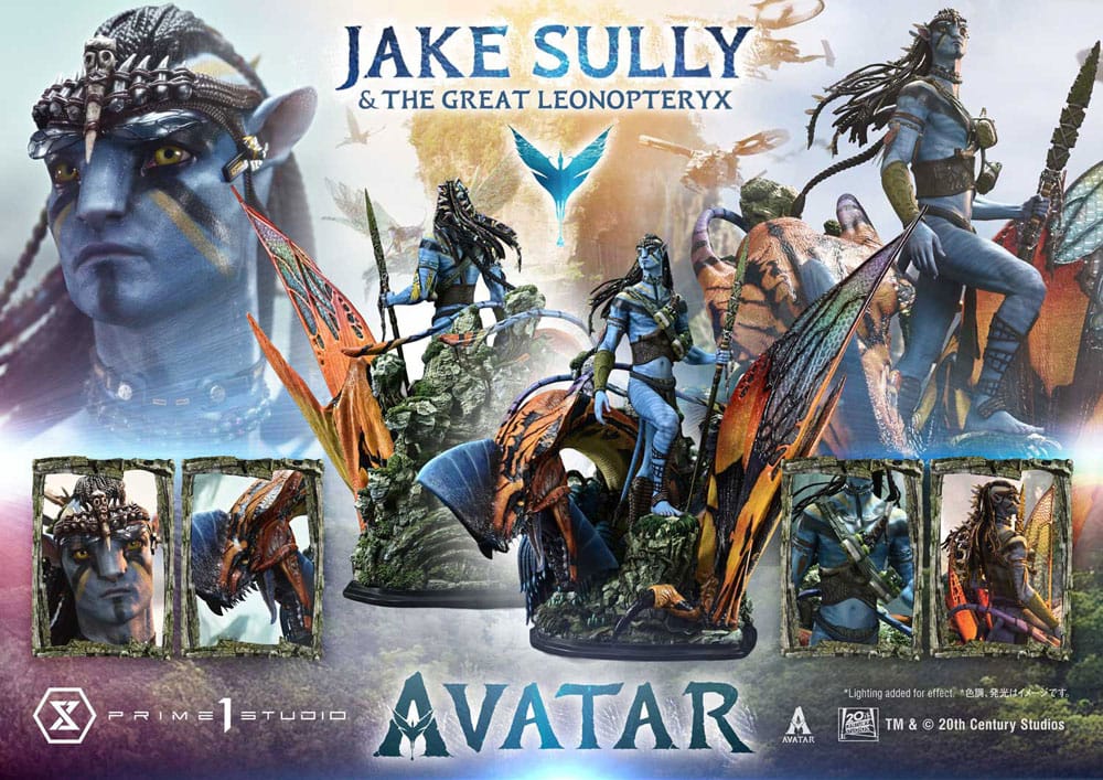 Avatar (Film) Real Elite Masterline Series Statue 1/4 Jake Sully & The Great Leonopteryx 87 cm - Prime 1 Studio Statues