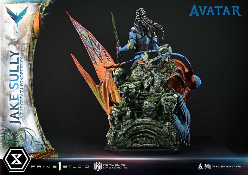 Avatar (Film) Real Elite Masterline Series Statue 1/4 Jake Sully & The Great Leonopteryx 87 cm - Prime 1 Studio Statues