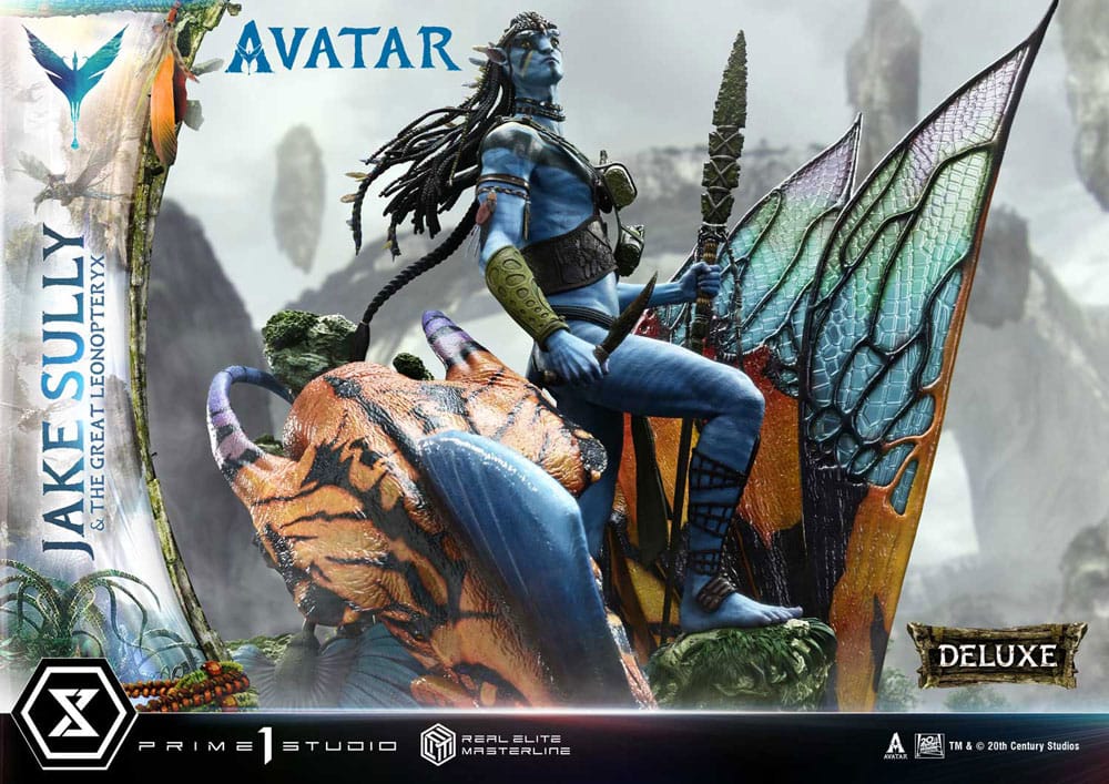 Avatar (Film) Real Elite Masterline Series Statue 1/4 Jake Sully & The Great Leonopteryx Deluxe Ver. 87 cm - Prime 1 Studio Statues