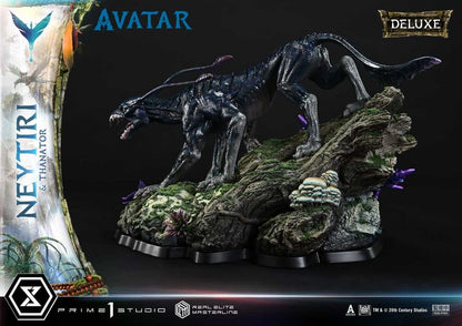 Avatar (Film) Real Elite Masterline Series Statue 1/4 Neytiri & Thanator Deluxe Bonus Version 75 cm