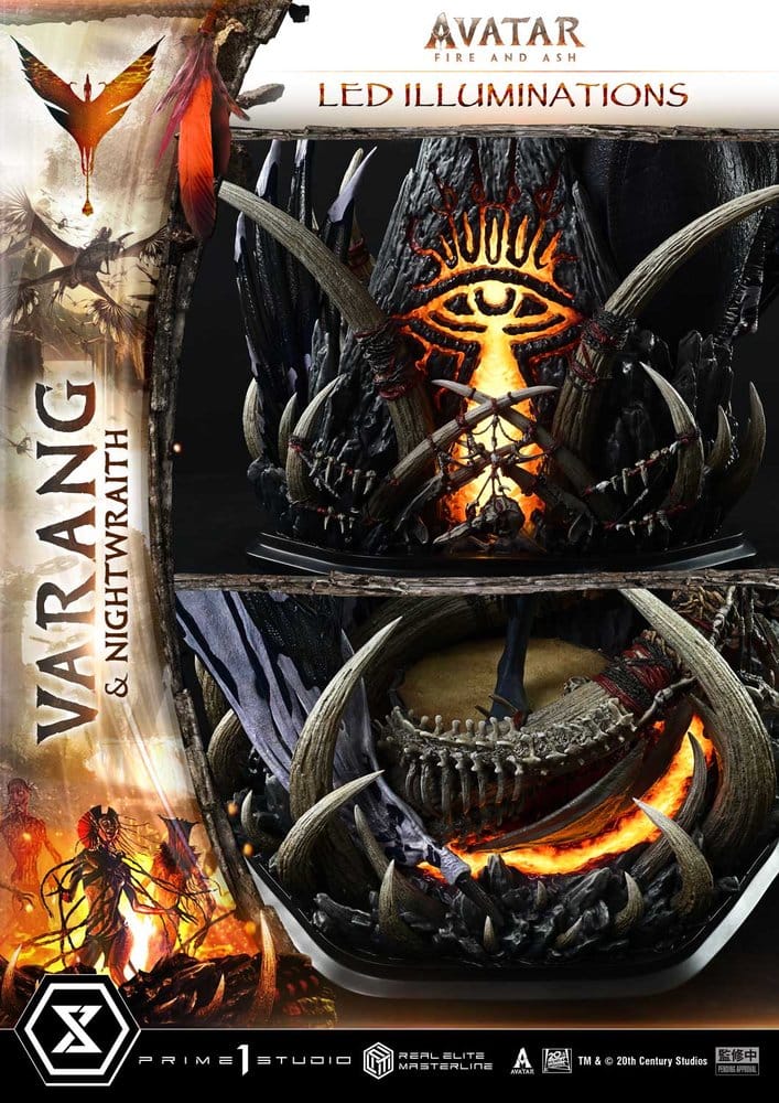 Avatar: Fire and Ash (Film) Real Elite Masterline Series Statue 1/4 Varang & Nightwraith Avatar Legacy Collection Bonus Version 96 cm - Prime 1 Studio Statues & Busts