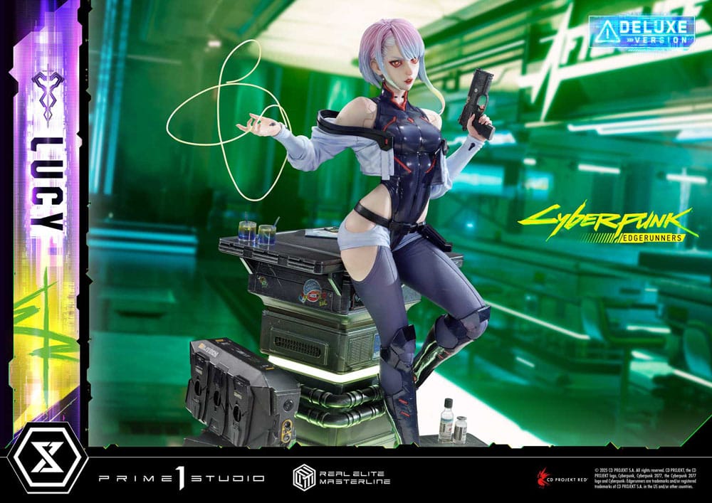 Cyberpunk: Edgerunners Real Elite Masterline Series Statue 1/4 Lucy Deluxe Version 50 cm - Prime 1 Studio Statues & Busts
