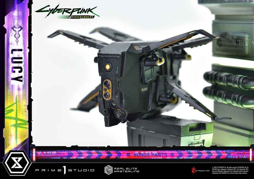 Cyberpunk: Edgerunners Real Elite Masterline Series Statue 1/4 Deluxe Bonus Version 50 cm - Prime 1 Studio Statues & Busts