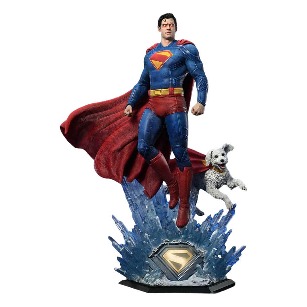 Superman 2025 Real Elite Masterline Series Statue 1/3 Superman with Krypto Bonus Version 95 cm