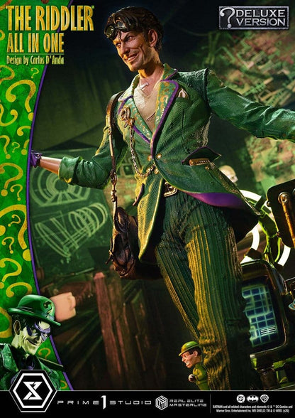 DC Comics Real Elite Masterline Series Statue 1/3 The Riddler All In One (Design by Carlos D'Anda) DX Bonus Version 74 cm - Prime 1 Studio Statues