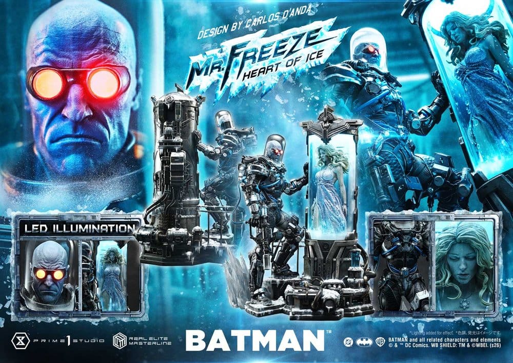 DC Comics Real Elite Masterline Series Statue 1/3 Batman (Comics) Mr. Freeze Heart of Ice (Design by Carlos D'Anda) - Prime 1 Studio Statues