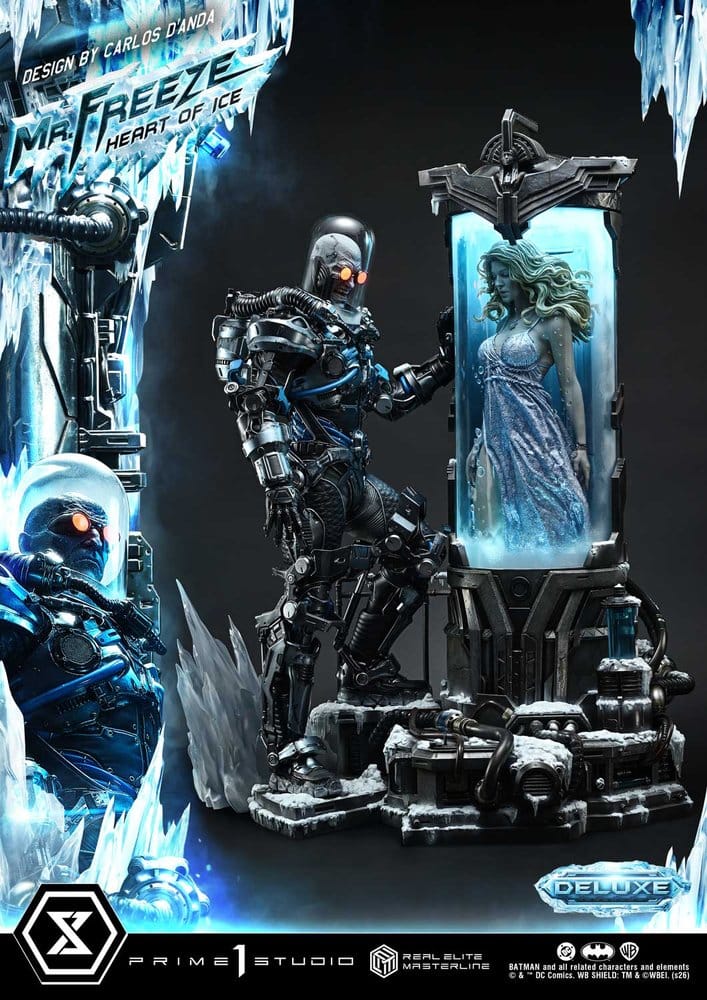 DC Comics Real Elite Masterline Series Statue 1/3 Batman (Comics) Mr. Freeze Heart of Ice (Design by Carlos D'Anda) Deluxe Version - Prime 1 Studio Statues