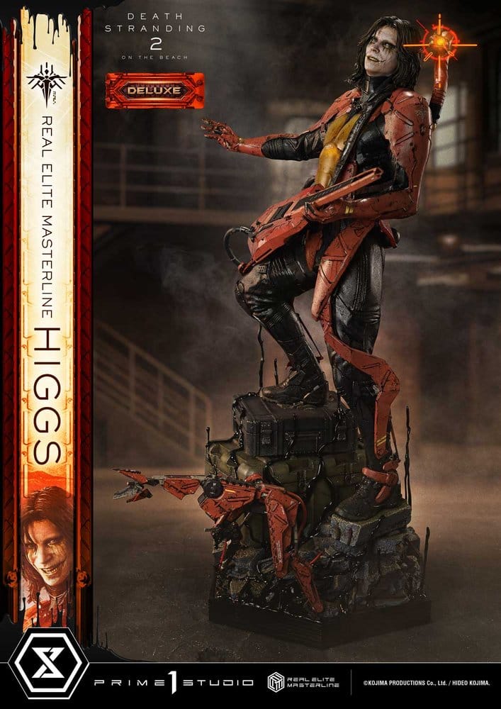 Death Stranding 2: On The Beach Real Elite Masterline Statue 1/3 Higgs DX Bonus Version 81 cm - Prime 1 Studio Statues & Busts