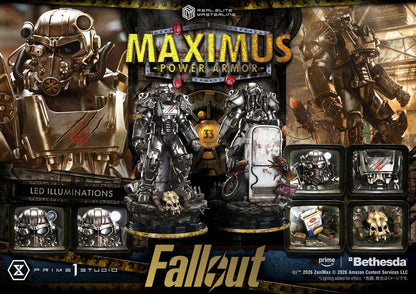 Fallout Real Elite Masterline Statue 1/4 Maximus Power Armor 67 cm - Prime 1 Studio Statues