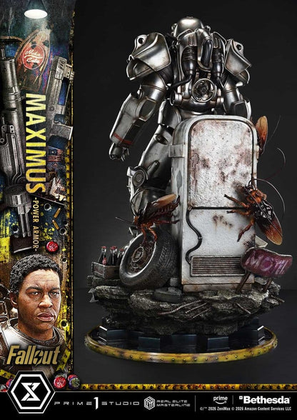 Fallout Real Elite Masterline Statue 1/4 Maximus Power Armor 67 cm - Prime 1 Studio Statues
