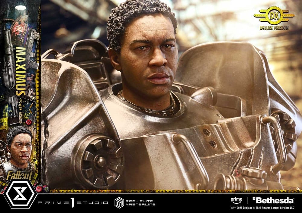Fallout Real Elite Masterline Statue 1/4 Maximus Power Armor Deluxe Version 67 cm - Prime 1 Studio Statues