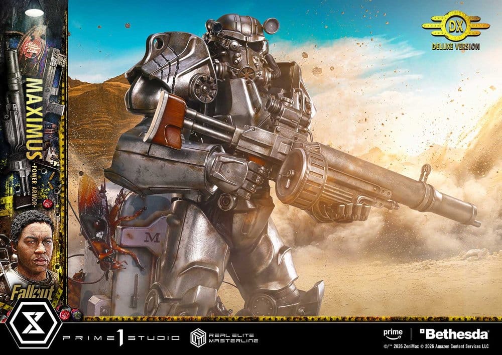 Fallout Real Elite Masterline Statue 1/4 Maximus Power Armor Deluxe Version 67 cm - Prime 1 Studio Statues
