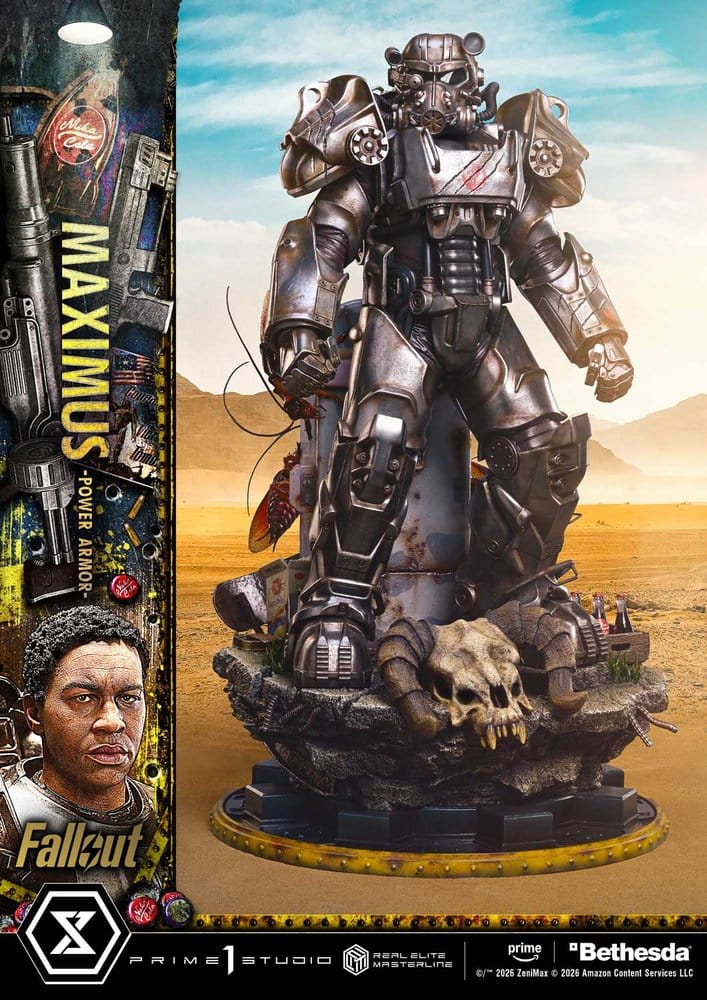 Fallout Real Elite Masterline Statue 1/4 Maximus Power Armor Deluxe Version 67 cm - Prime 1 Studio Statues