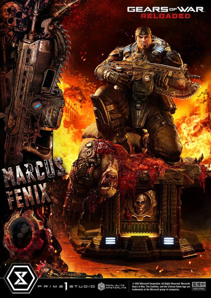 Gears of War: Reloaded Real Elite Masterline Series Statue 1/3 Marcus Fenix Ultimate Version 97 cm - Prime 1 Studio Statues & Busts
